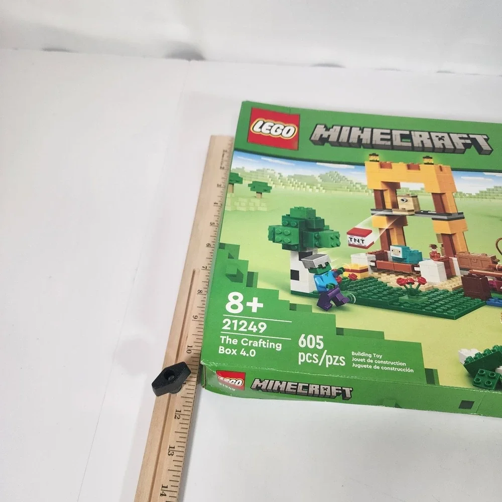 LEGO‎ Minecraft 21249 The Crafting Box 4.0 605 Pc Set Factory Sealed